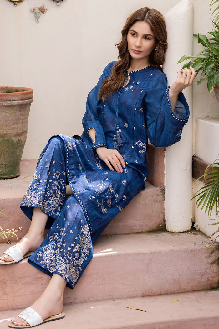 Jazmin | Ready to Wear | Slub Khaddar RTW-1002 - House Of Hania