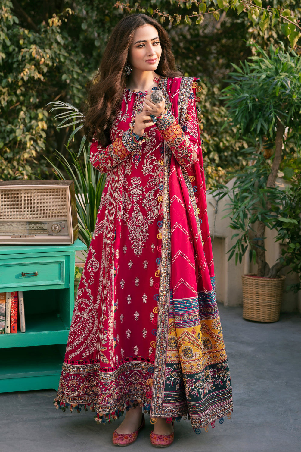 Jazmin | Shahkaar Luxury Eid Lawn SS26 | SL22-D2 - House Of Hania