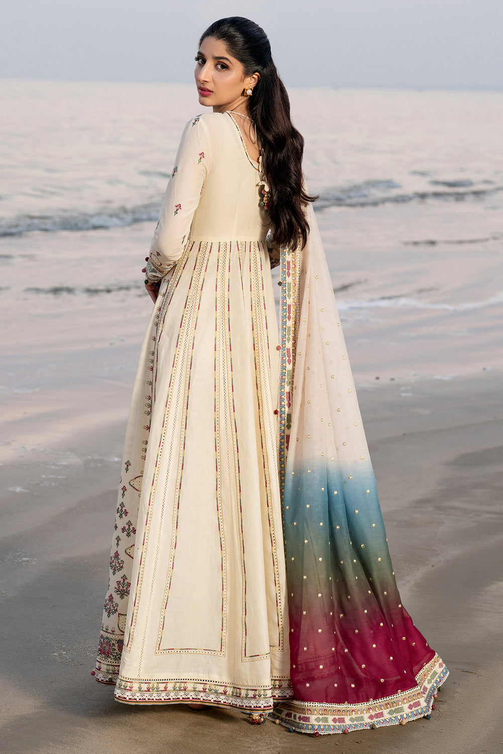 Jazmin | Shahkaar Luxury Eid Lawn SS26 | SL25-D9 - House Of Hania