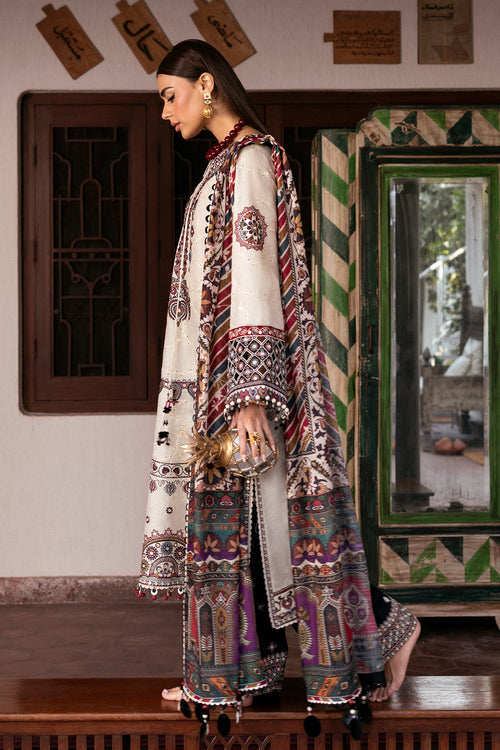 Jazmin | Shahkaar Luxury Eid Lawn SS26 | SL26-D02 - House Of Hania