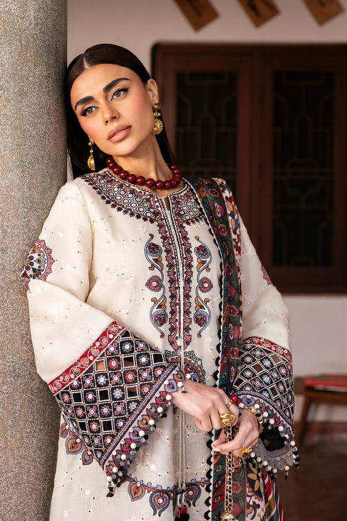 Jazmin | Shahkaar Luxury Eid Lawn SS26 | SL26-D02 - House Of Hania