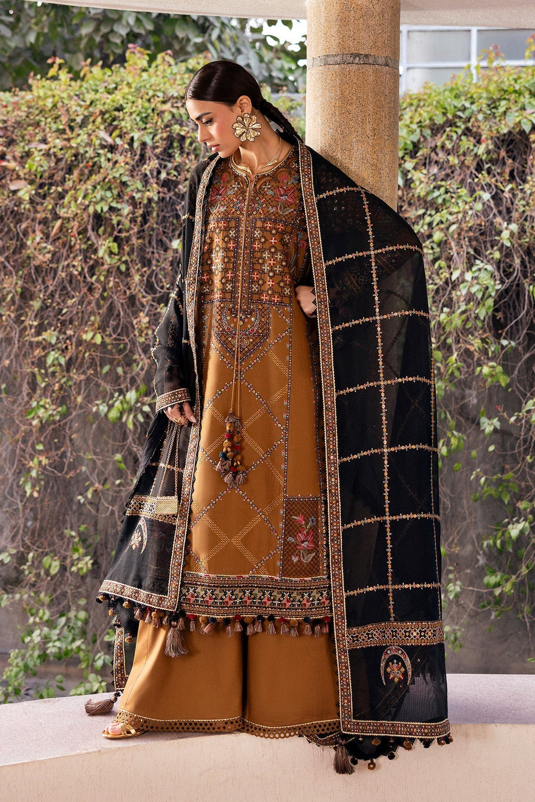 Jazmin | Shahkaar Luxury Eid Lawn SS26 | SL26-D05 - House Of Hania