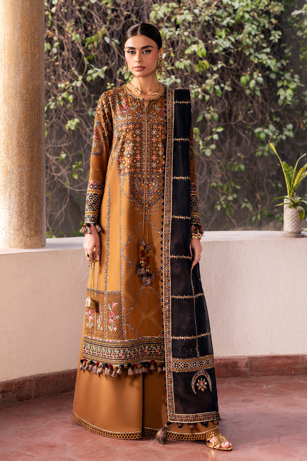 Jazmin | Shahkaar Luxury Eid Lawn SS26 | SL26-D05 - House Of Hania