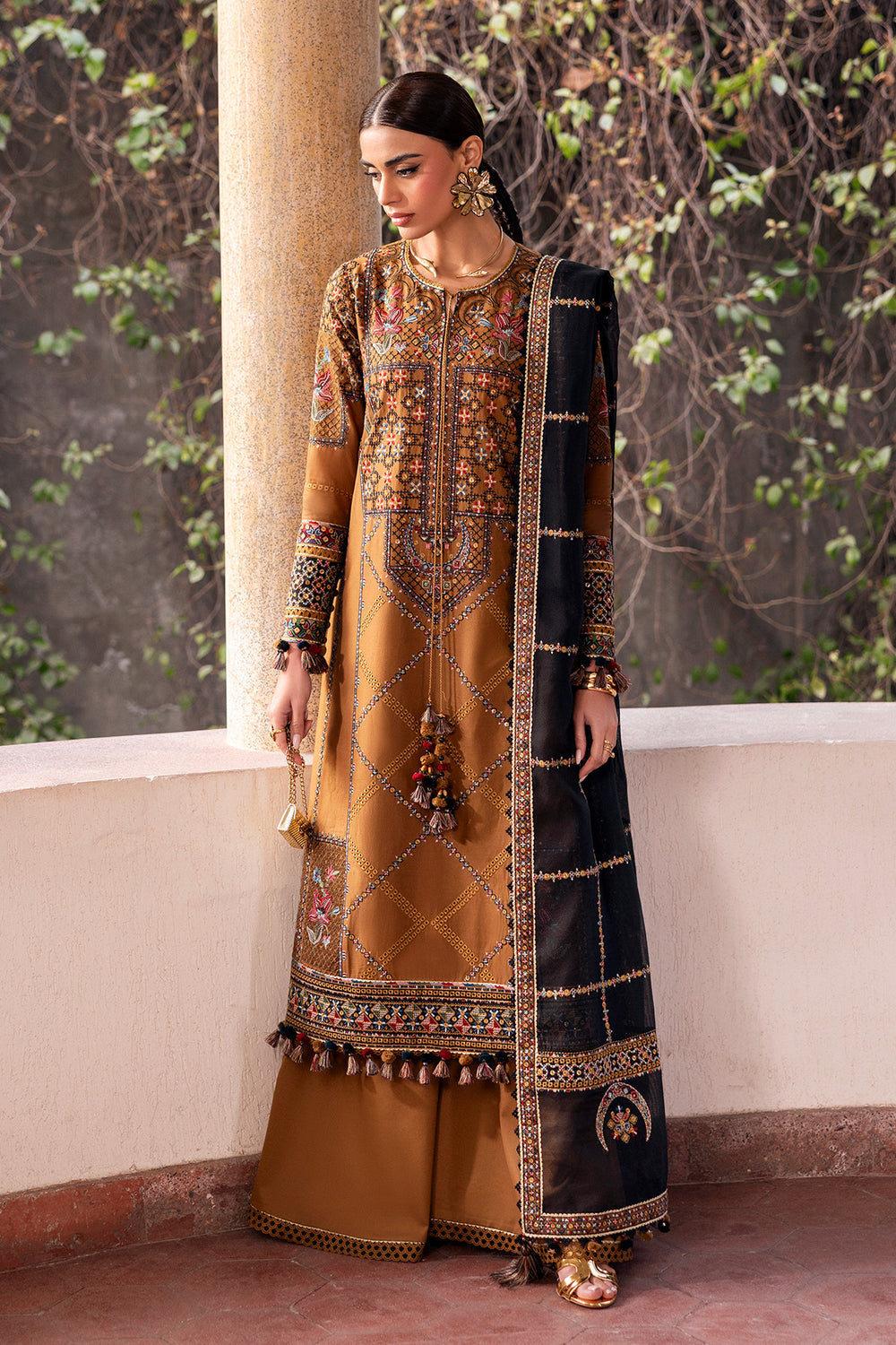 Jazmin | Shahkaar Luxury Eid Lawn SS26 | SL26-D05 - House Of Hania