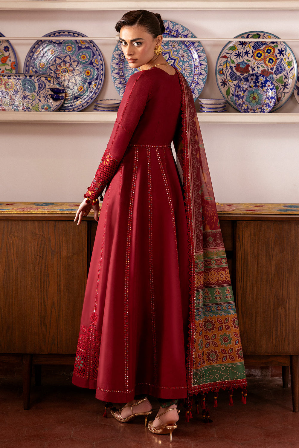 Jazmin | Shahkaar Luxury Eid Lawn SS26 | SL26-D06 - House Of Hania