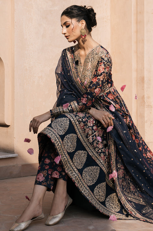 Jazmin | Shahkaar Luxury Lawn 24 | SL24-D1 - House Of Hania