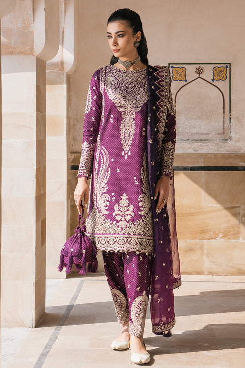 Jazmin | Shahkaar Luxury Lawn 24 | SL24-D6 - House Of Hania