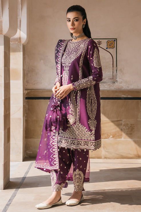 Jazmin | Shahkaar Luxury Lawn 24 | SL24-D6 - House Of Hania
