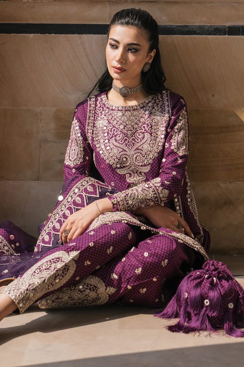 Jazmin | Shahkaar Luxury Lawn 24 | SL24-D6 - House Of Hania