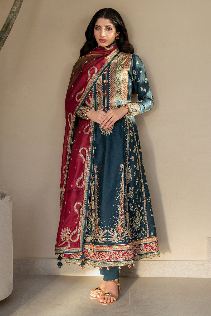 Jazmin | Shahkaar Luxury Lawn 25 | SL25-D3 - House Of Hania