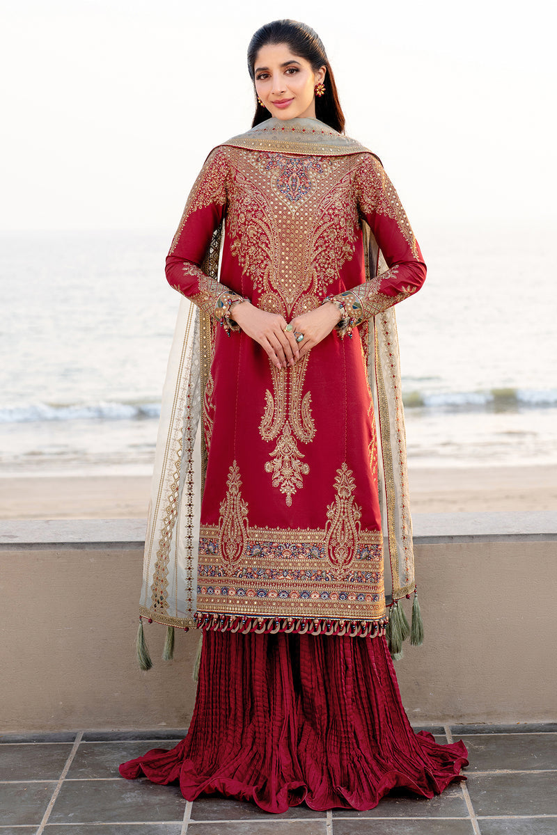 Jazmin | Shahkaar Luxury Lawn 25 | SL25-D5 - House Of Hania
