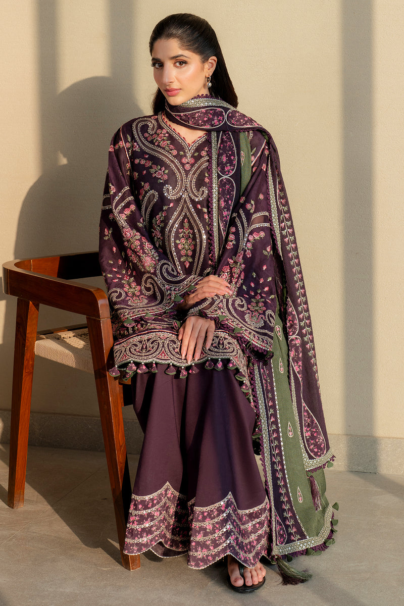 Jazmin | Shahkaar Luxury Lawn 25 | SL25-D6 - House Of Hania