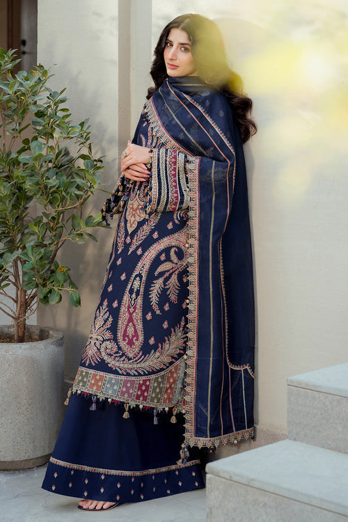 Jazmin | Shahkaar Luxury Lawn 25 | SL25-D8 - House Of Hania