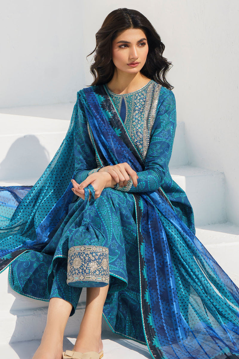 Jazmin | Summer Lawn 25 | USE-9017 - House Of Hania