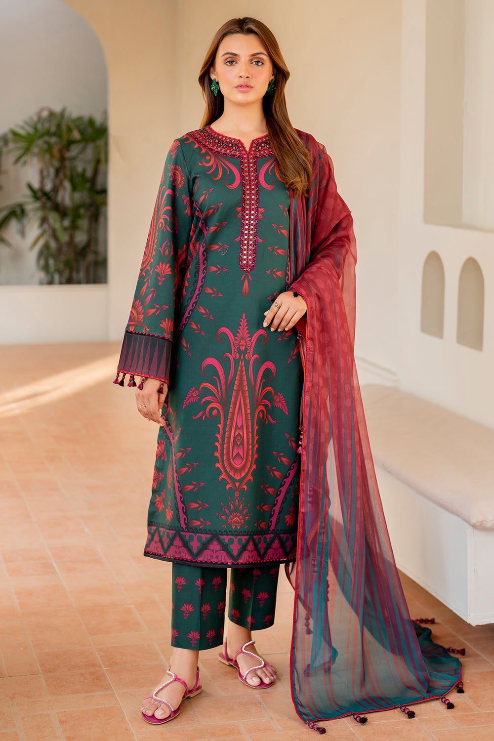 Jazmin | Summer Lawn | USE-9062 - House Of Hania
