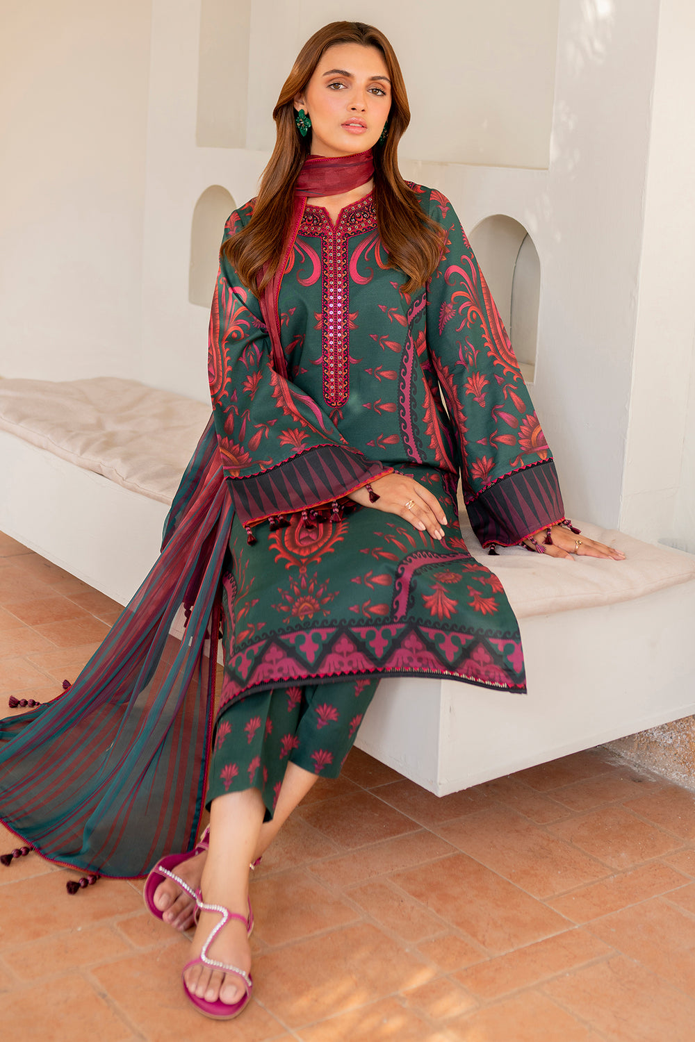 Jazmin | Summer Lawn | USE-9062 - House Of Hania
