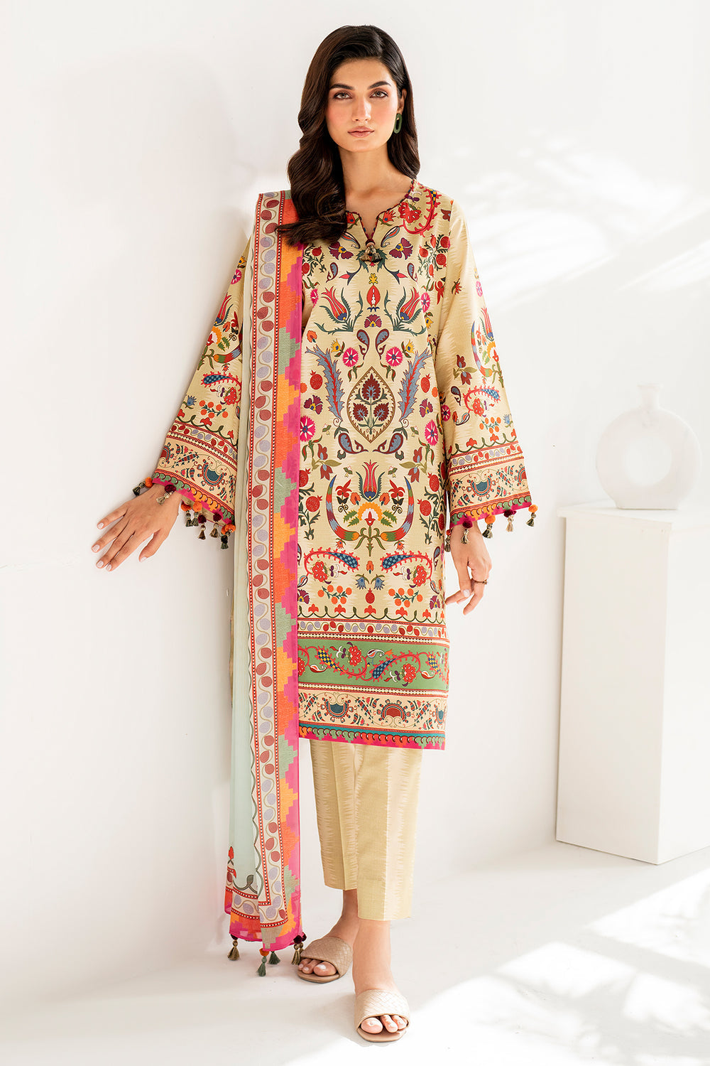 Jazmin | Summer Lawn | USE-9076 - House Of Hania