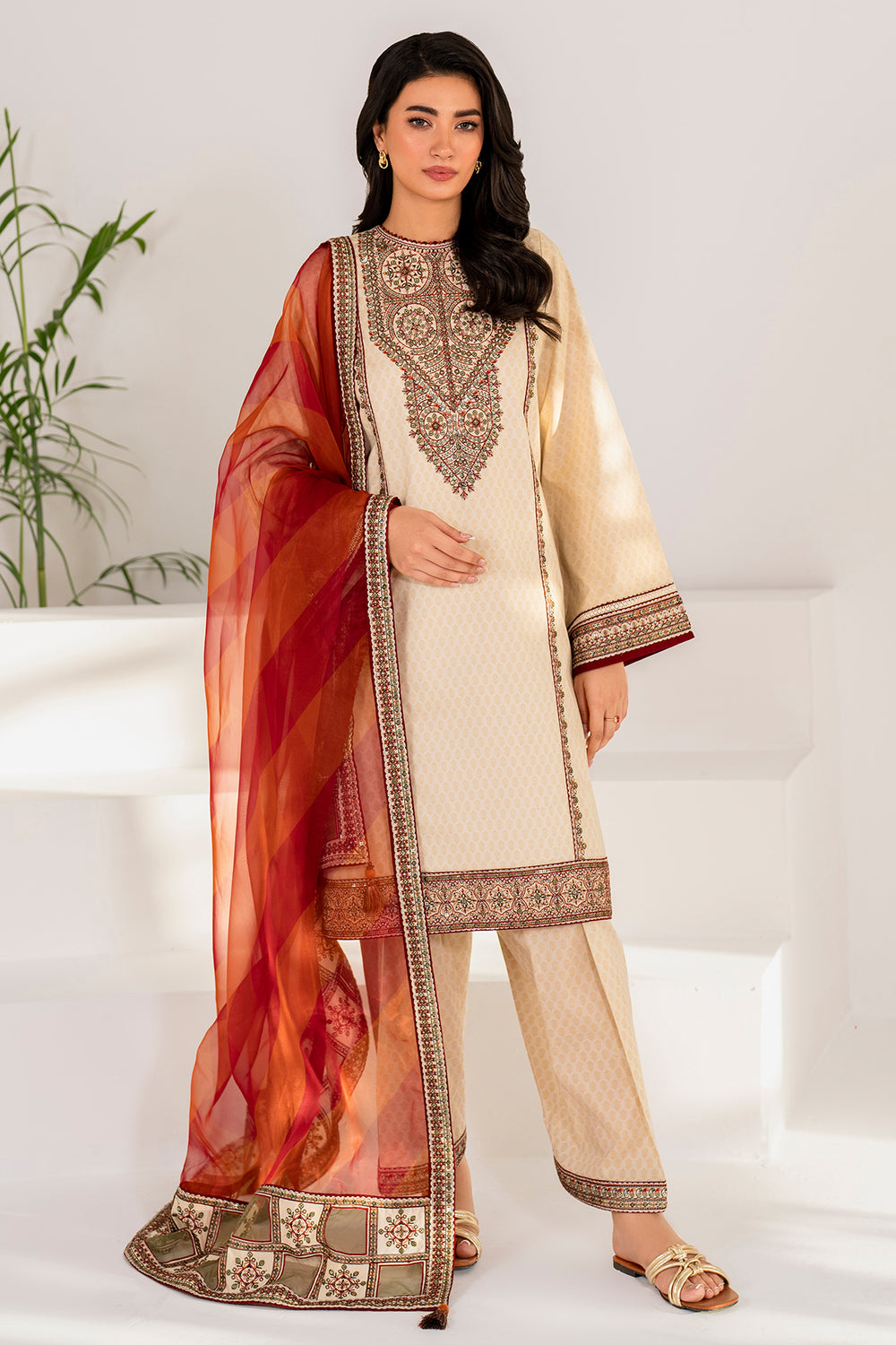 Jazmin | Summer Lawn | USE-9082 - House Of Hania