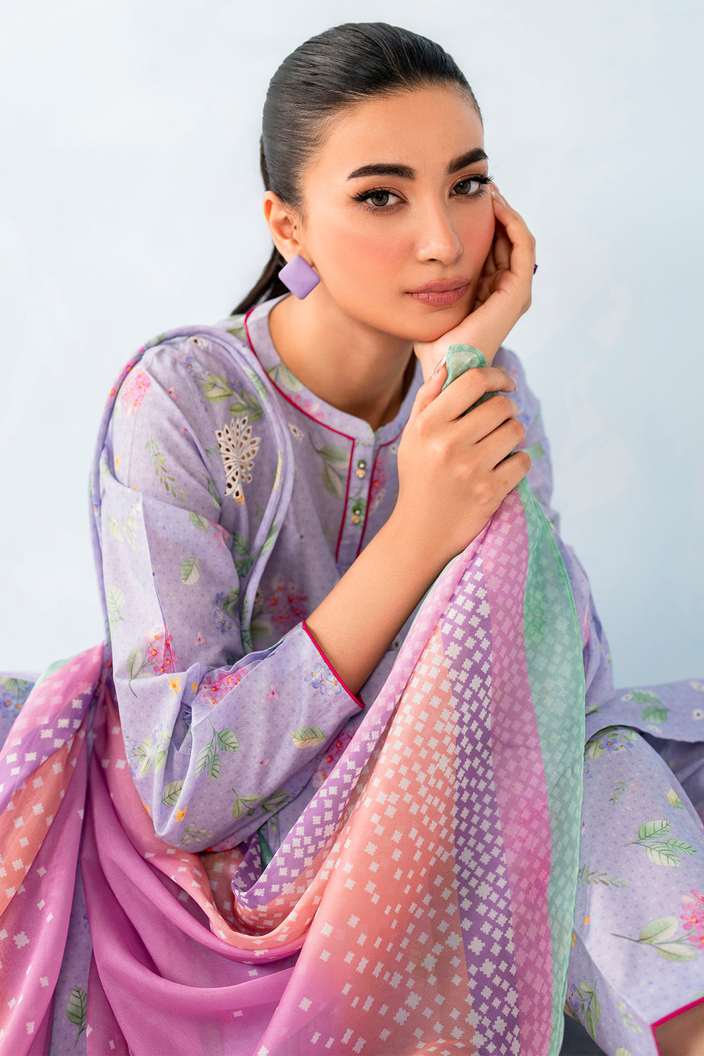 Jazmin | Summer Lawn | USE-9086 - House Of Hania