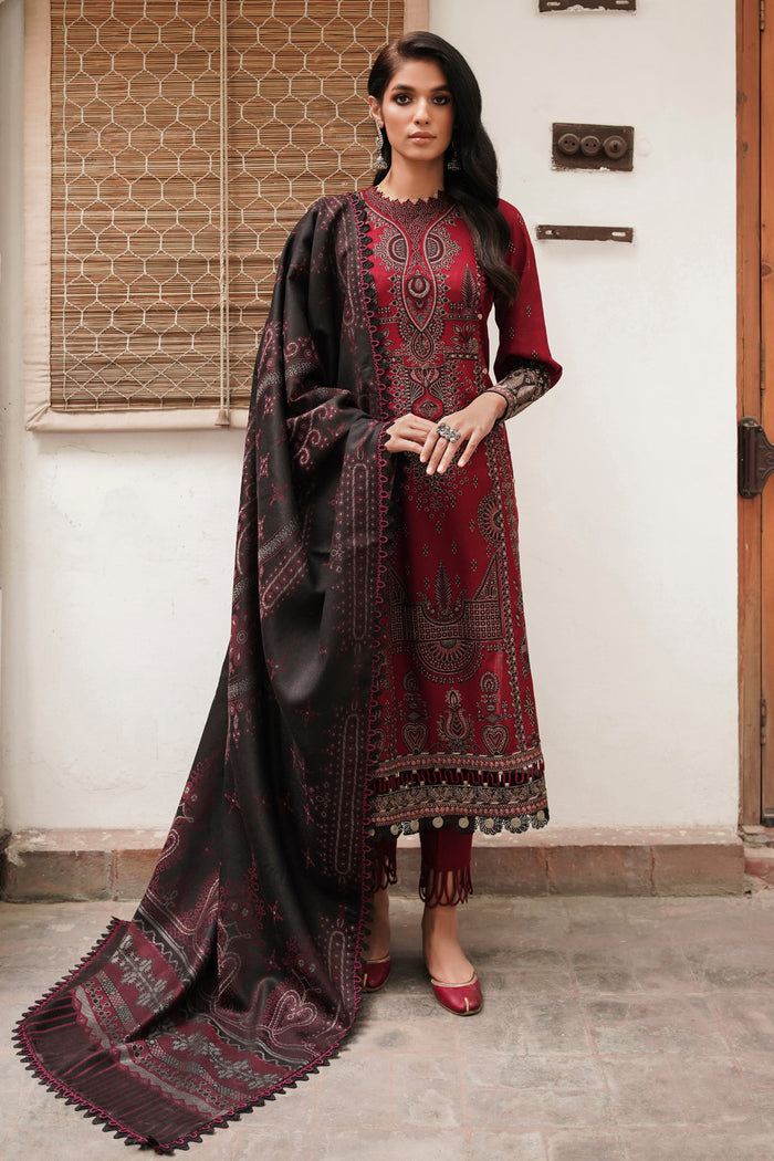 Jazmin | Winter Edition 24 | SLUB KHADDAR UW-0075 - House Of Hania