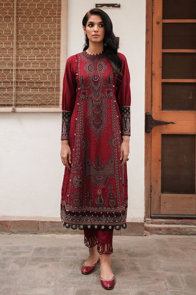 Jazmin | Winter Edition 24 | SLUB KHADDAR UW-0075 - House Of Hania