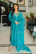 Jeem | Luxury Pret | ANNA TEAL - House Of Hania