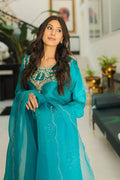 Jeem | Luxury Pret | ANNA TEAL - House Of Hania