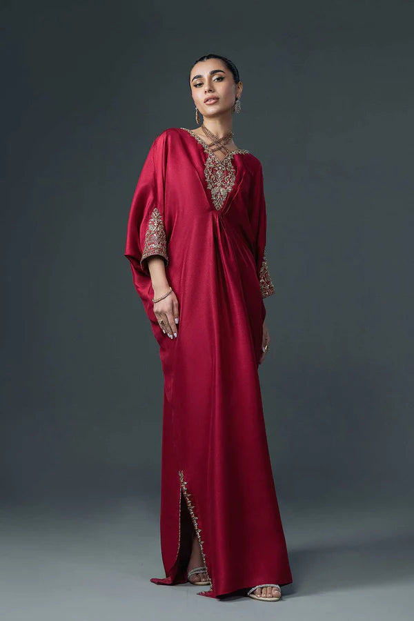 Jeem | Luxury Pret | RAYA RED - House Of Hania