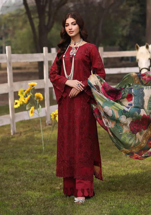 Kahf Premium | Festive Lawn 24 | KFL-02 ALORA - House Of Hania