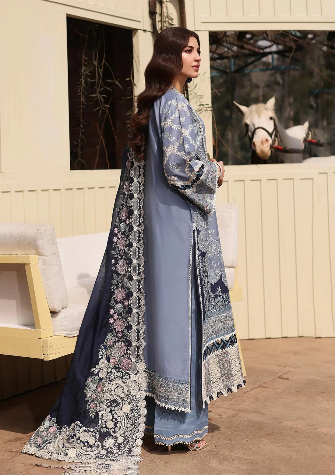 Kahf Premium | Festive Lawn 24 |KFL-04 KINZA - House Of Hania