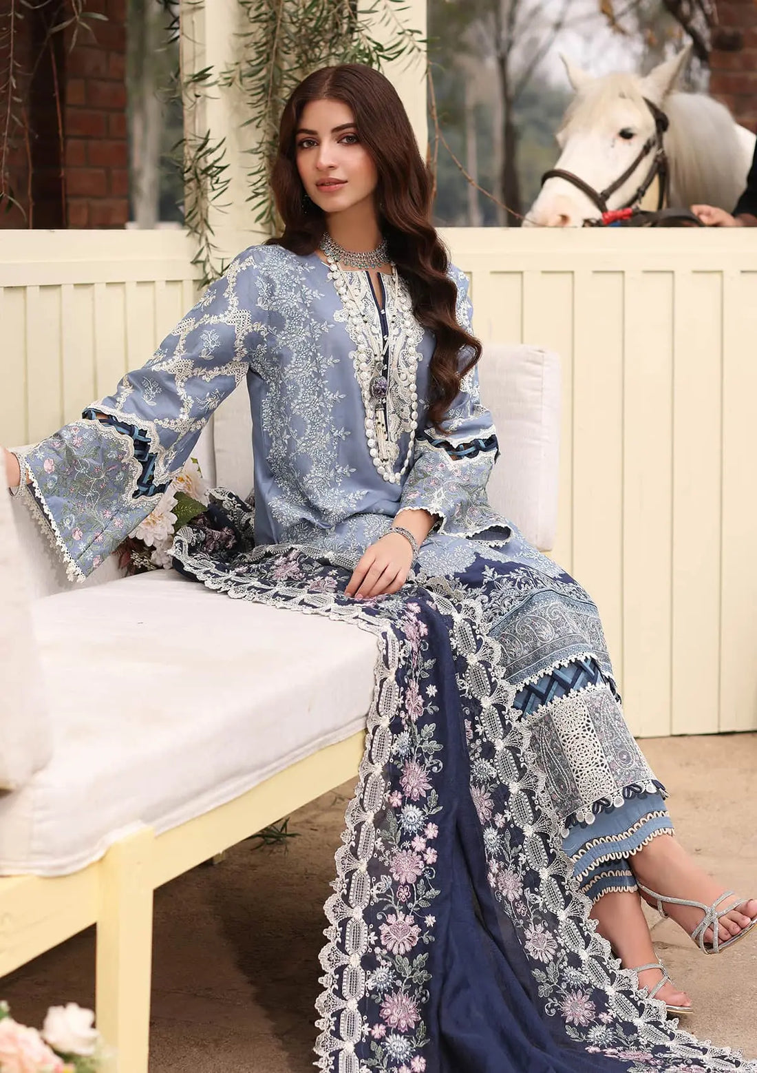 Kahf Premium | Festive Lawn 24 |KFL-04 KINZA - House Of Hania