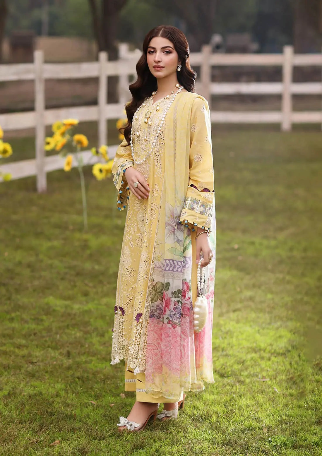 Kahf Premium | Festive Lawn 24 | KFL-05 SAHAR - House Of Hania