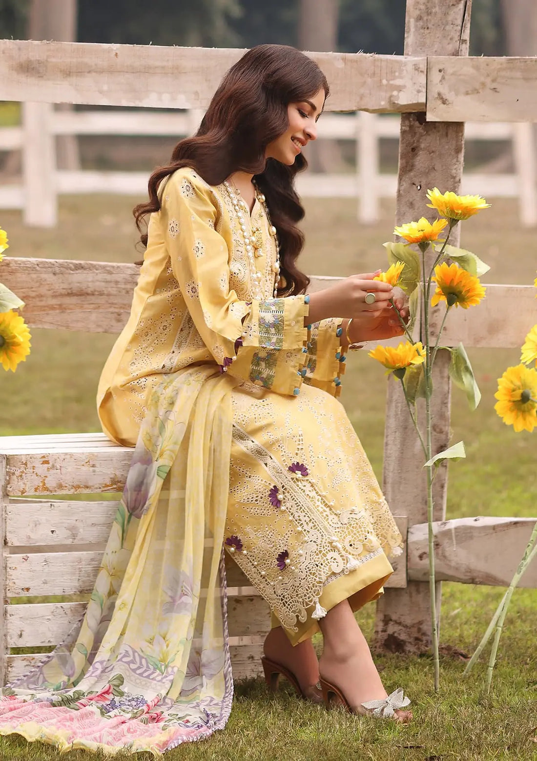 Kahf Premium | Festive Lawn 24 | KFL-05 SAHAR - House Of Hania
