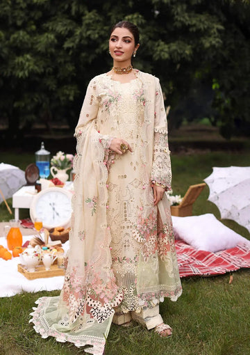 Kahf Premium | Festive Lawn 24 | KFL-07 SHIREEN - House Of Hania