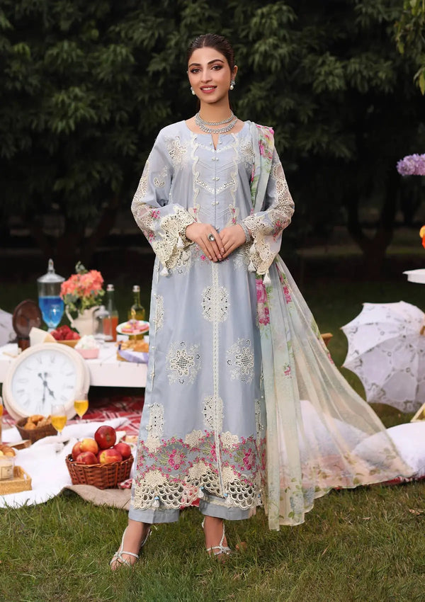 Kahf Premium | Festive Lawn 24 | KFL-08A FIRUZE - House Of Hania