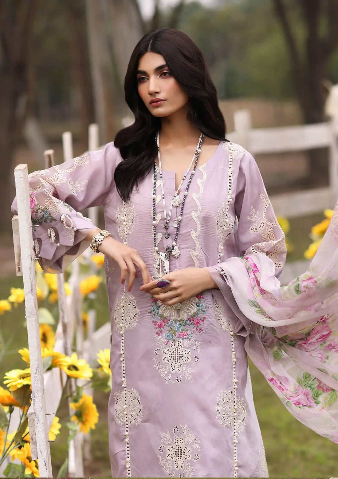 Kahf Premium | Festive Lawn 24 | KFL-08B ELAYA - House Of Hania
