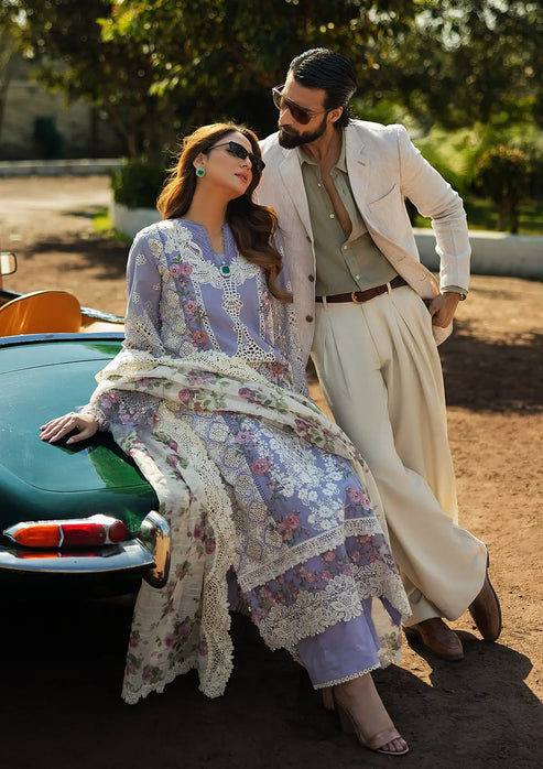 Kahf Premium | Luxury Lawn 25 | KLR-01 Maeve - House Of Hania