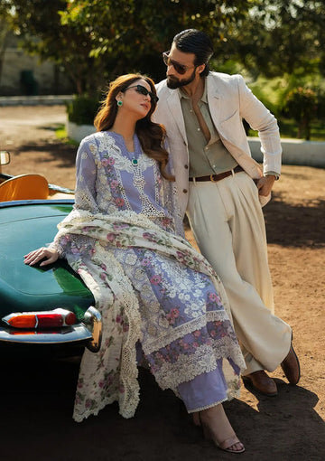 Kahf Premium | Luxury Lawn 25 | KLR-01 Maeve - House Of Hania