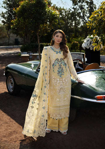 Kahf Premium | Luxury Lawn 25 | KLR-03 Sasha - House Of Hania