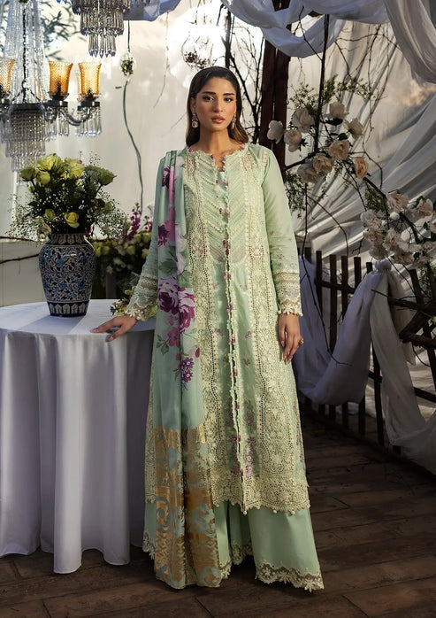 Kahf Premium | Luxury Lawn 25 | KLR-05 Nora - House Of Hania