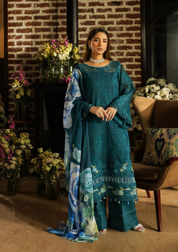 Kahf Premium | Luxury Lawn 25 | KLR-06 Whimsy - House Of Hania