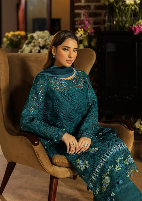 Kahf Premium | Luxury Lawn 25 | KLR-06 Whimsy - House Of Hania
