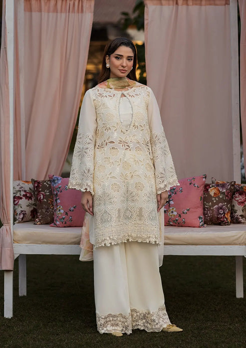 Kahf Premium | Luxury Lawn 25 | KLR-07 Miriam - House Of Hania