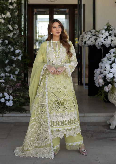 Kahf Premium | Luxury Lawn 25 | KLR-08 Amelia - House Of Hania