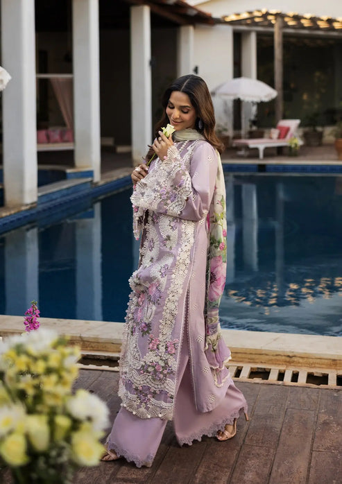 Kahf Premium | Luxury Lawn 25 | KLR-11 Bloom - House Of Hania