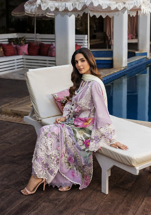Kahf Premium | Luxury Lawn 25 | KLR-11 Bloom - House Of Hania