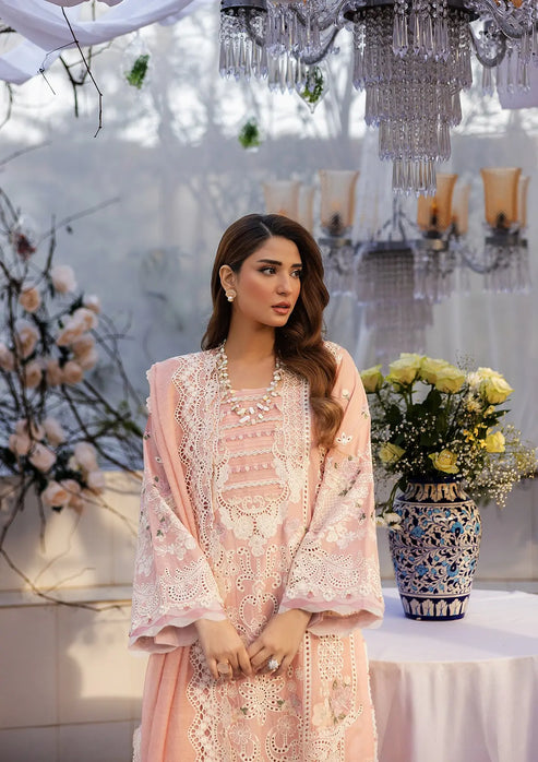Kahf Premium | Luxury Lawn 25 | KLR-2A Olivia - House Of Hania
