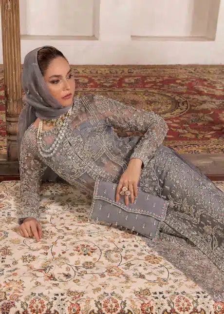 Kanwal Malik | Angana Luxury Formals 23 | Chandi - House Of Hania