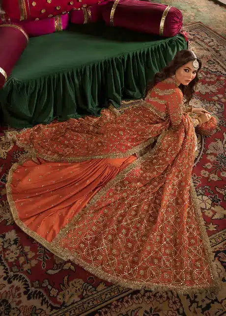 Kanwal Malik | Angana Luxury Formals 23 | Naranji - House Of Hania