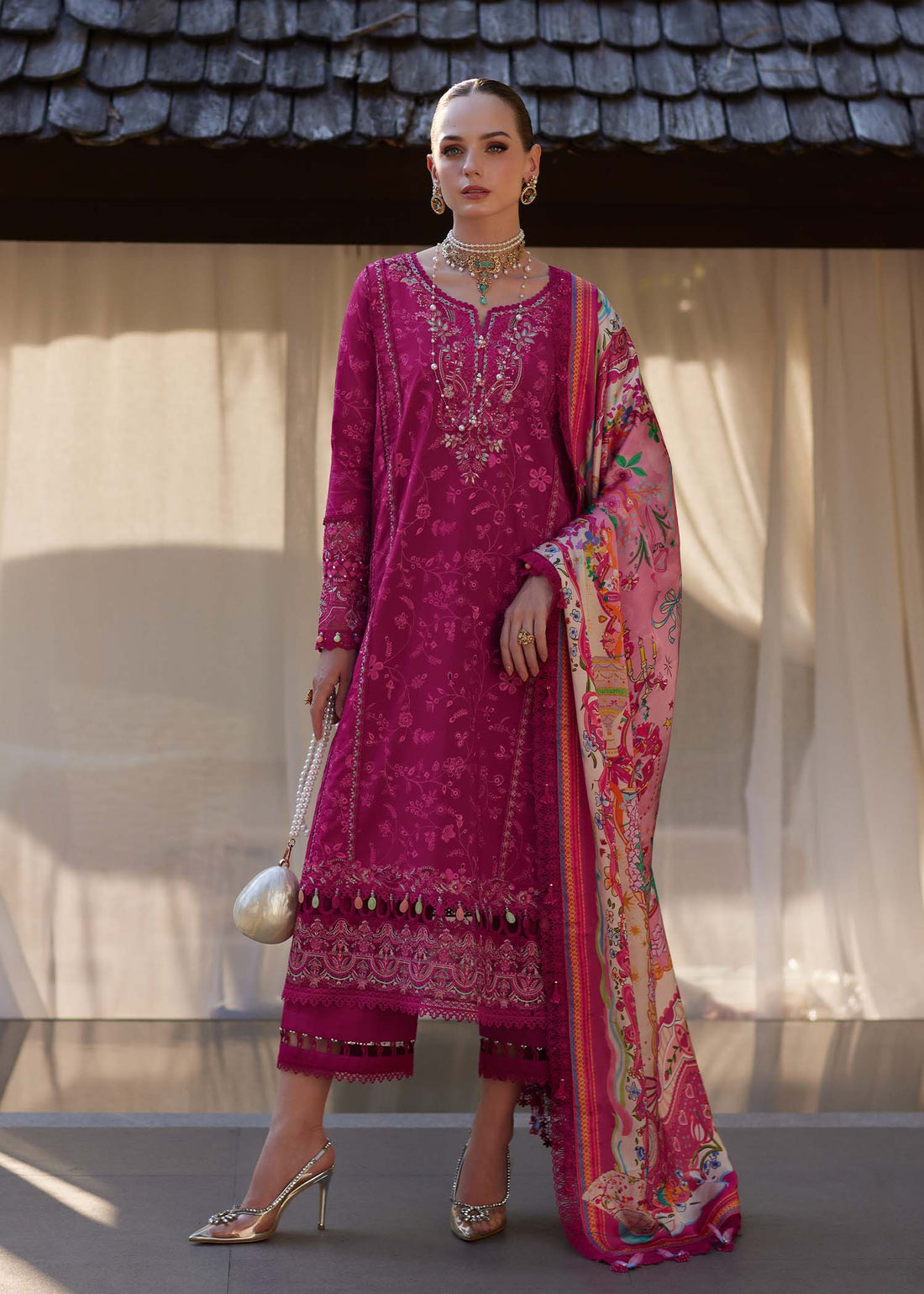 Kanwal Malik | Ariya Luxury Lawn'26 | Avelyn - House Of Hania
